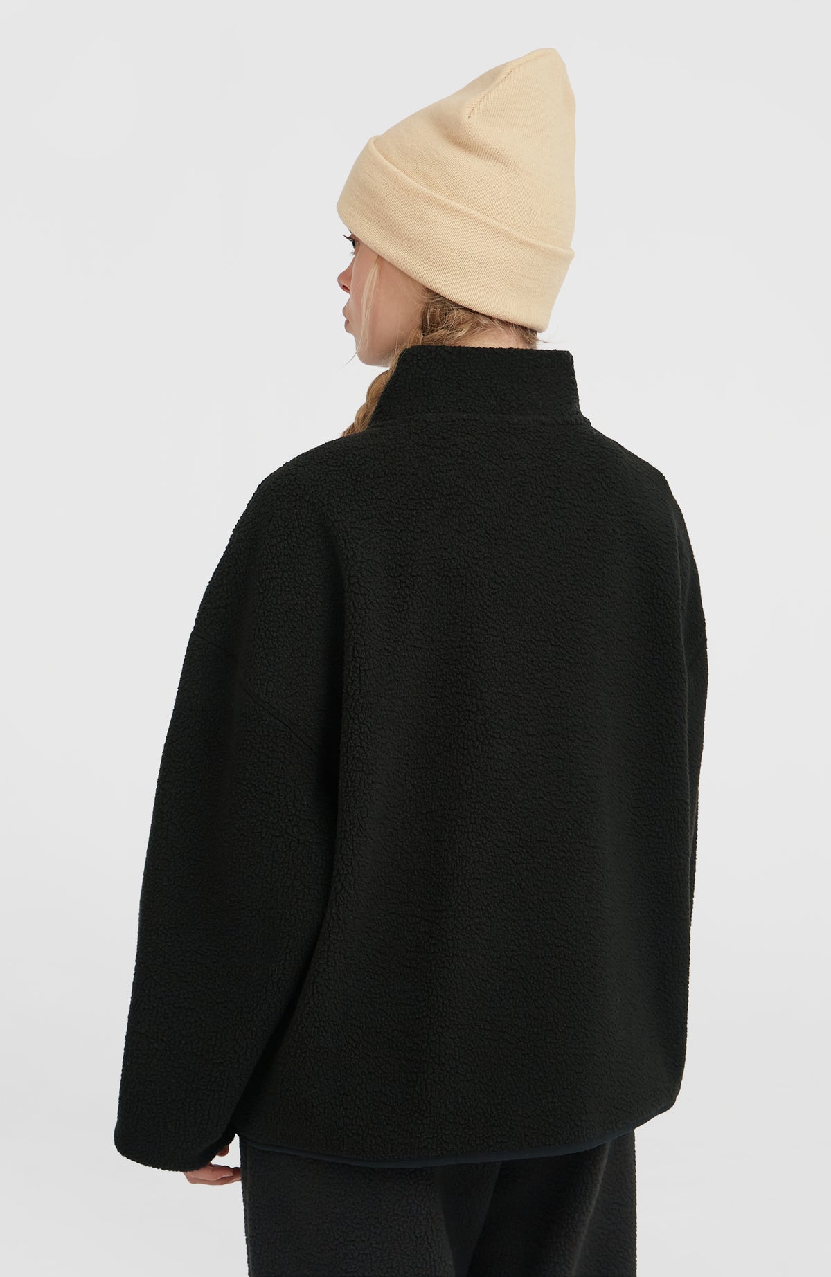 Must-Have High-Pile Full-Zip Fleece | Black Out