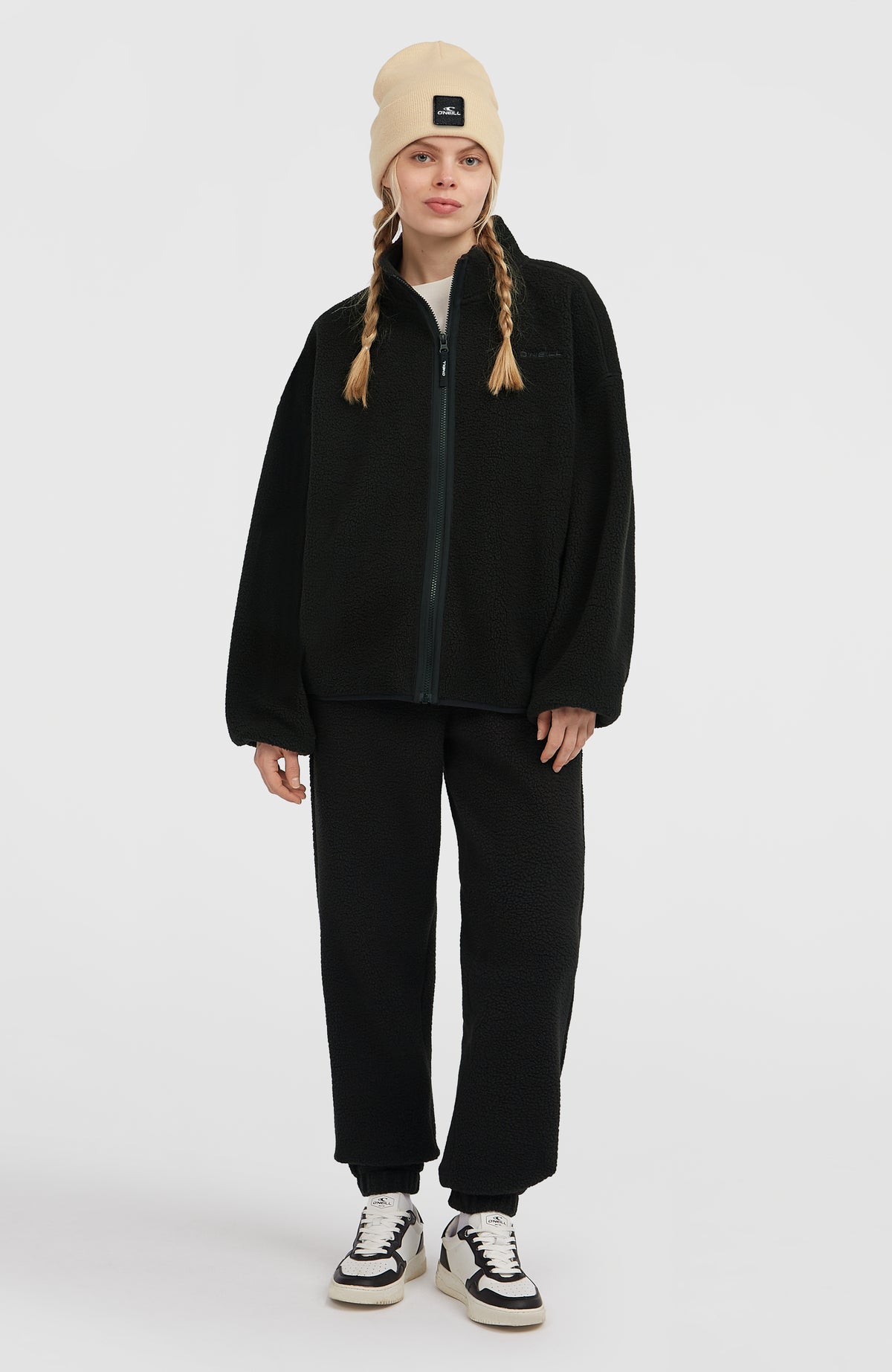 Must-Have High-Pile Full-Zip Fleece | Black Out