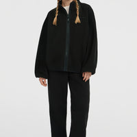 Must-Have High-Pile Full-Zip Fleece | Black Out