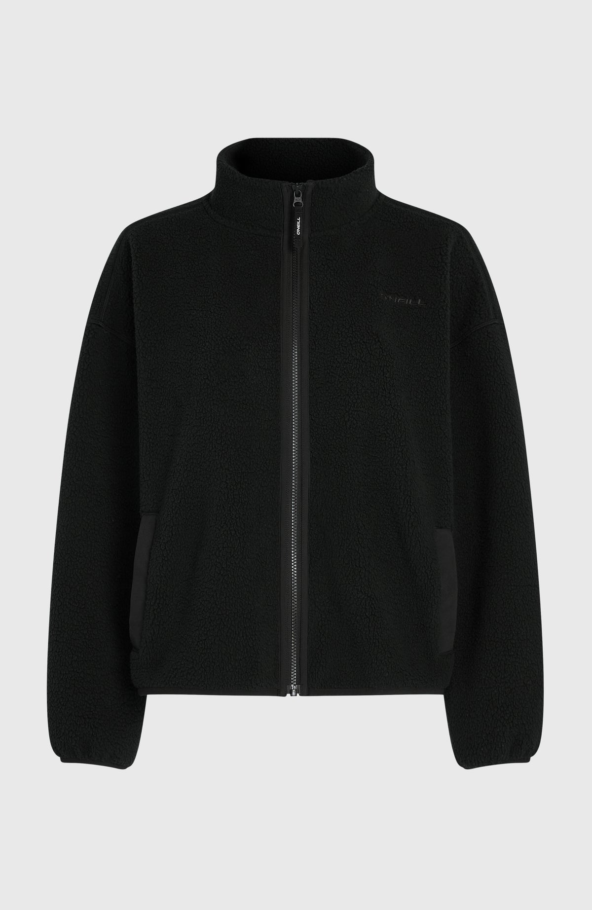 Must-Have High-Pile Full-Zip Fleece | Black Out