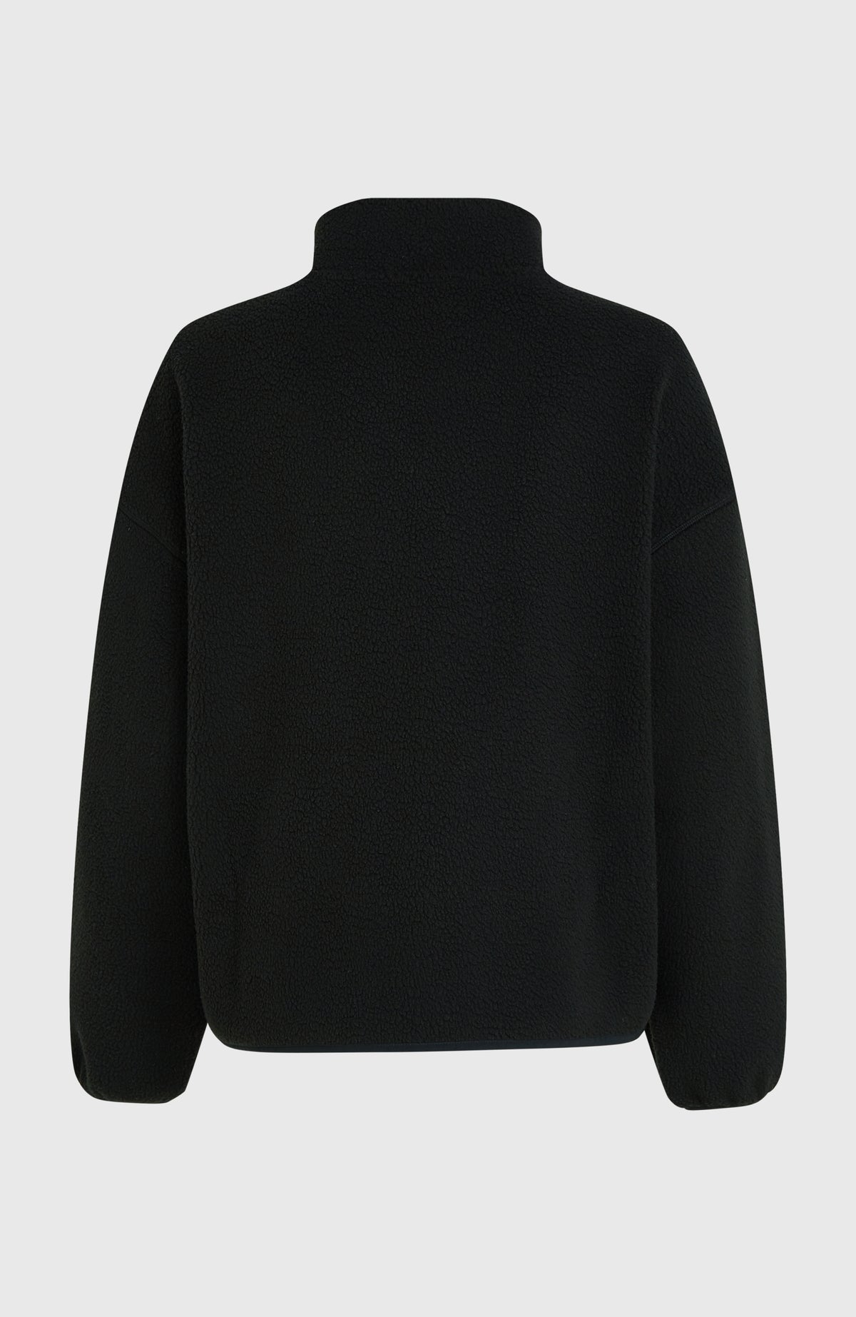 Must-Have High-Pile Full-Zip Fleece | Black Out