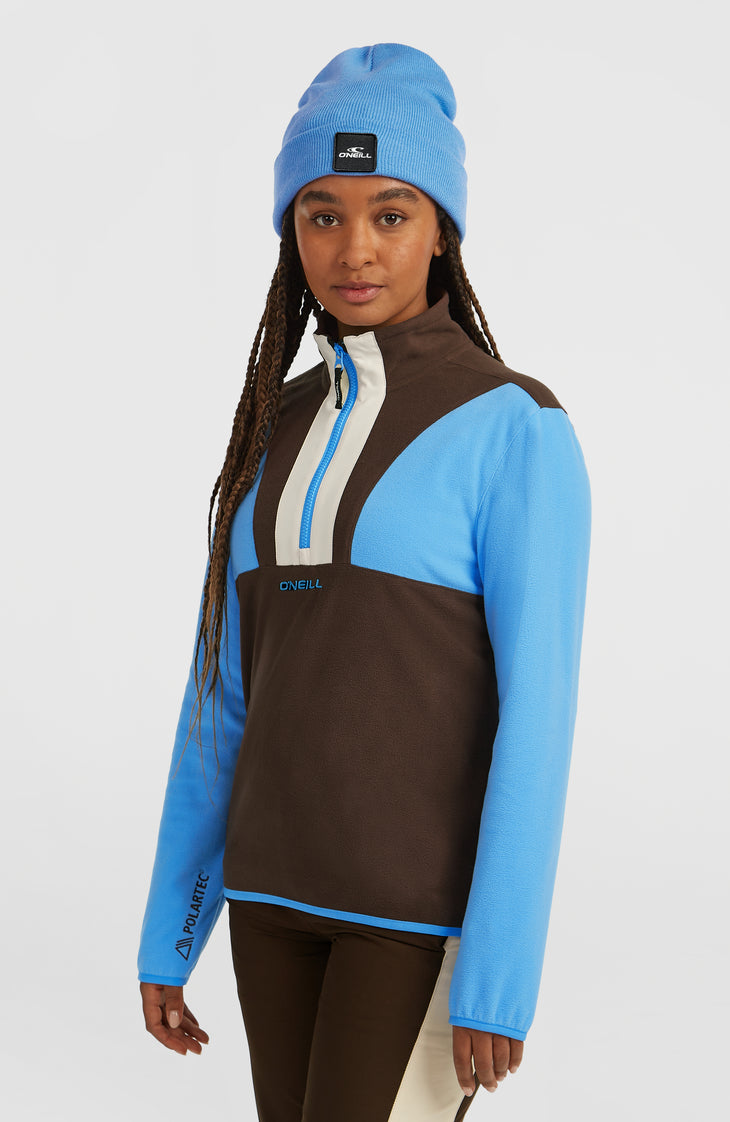 FWC'Cruz Triple Polartec® Half-Zip Fleece | Blue Poppy Colour Block