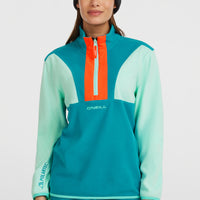 FWC'Cruz Triple Polartec® Half-Zip Fleece | Retro Mint Colour Block