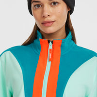 FWC'Cruz Triple Polartec® Half-Zip Fleece | Retro Mint Colour Block