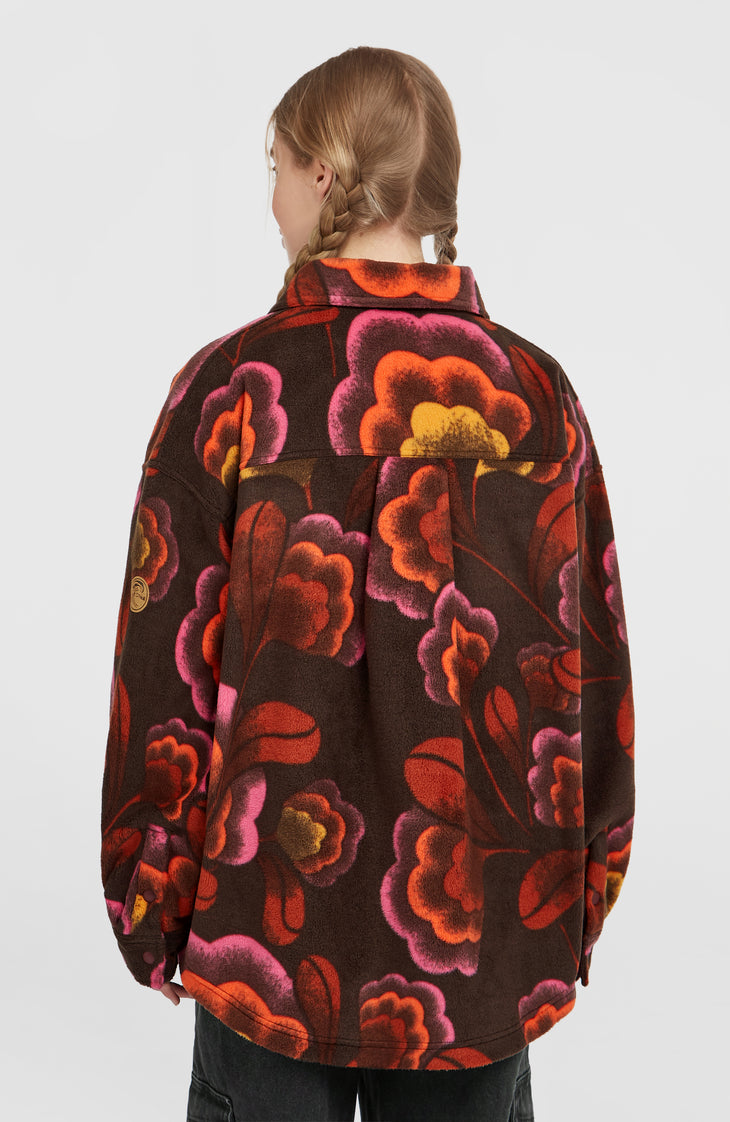 O'Riginals Superfleece Shirt | Brown Originals Flower