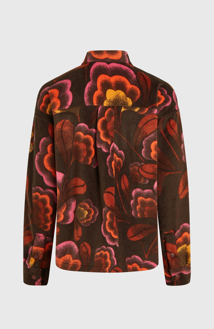 O'Riginals Superfleece Shirt | Brown Originals Flower