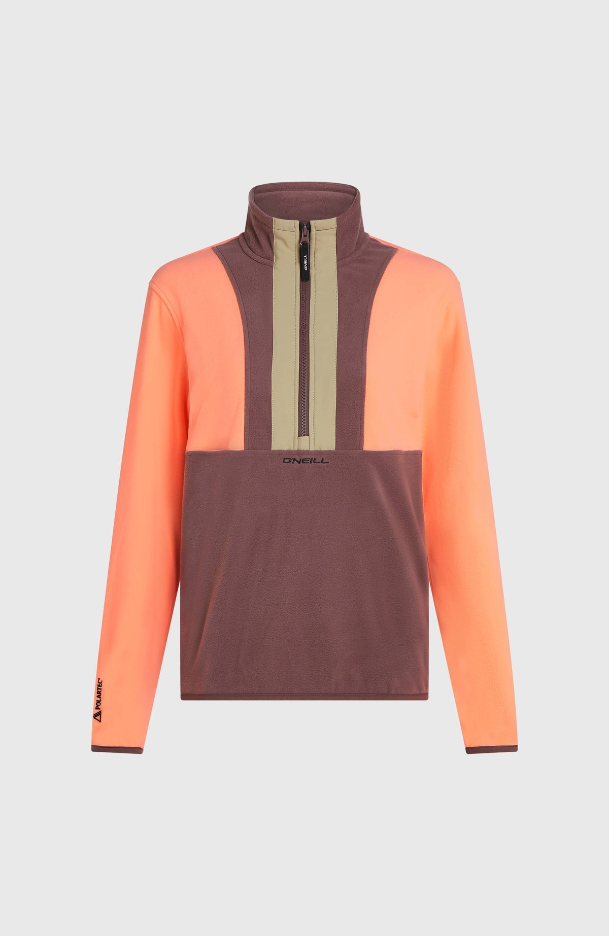 FWC'Cruz Triple Polartec® Half-Zip Fleece | Funky Peach Colour Block