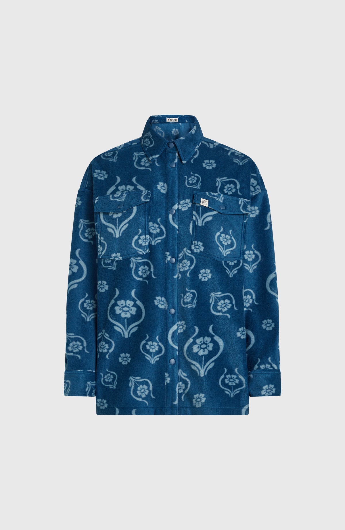 O'Riginals Superfleece Shirt | Blue Artdeco Floral