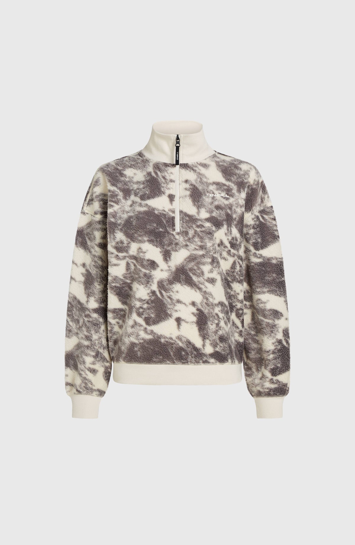 Must-Have Half-Zip Fleece | Grey Mountain Landscape