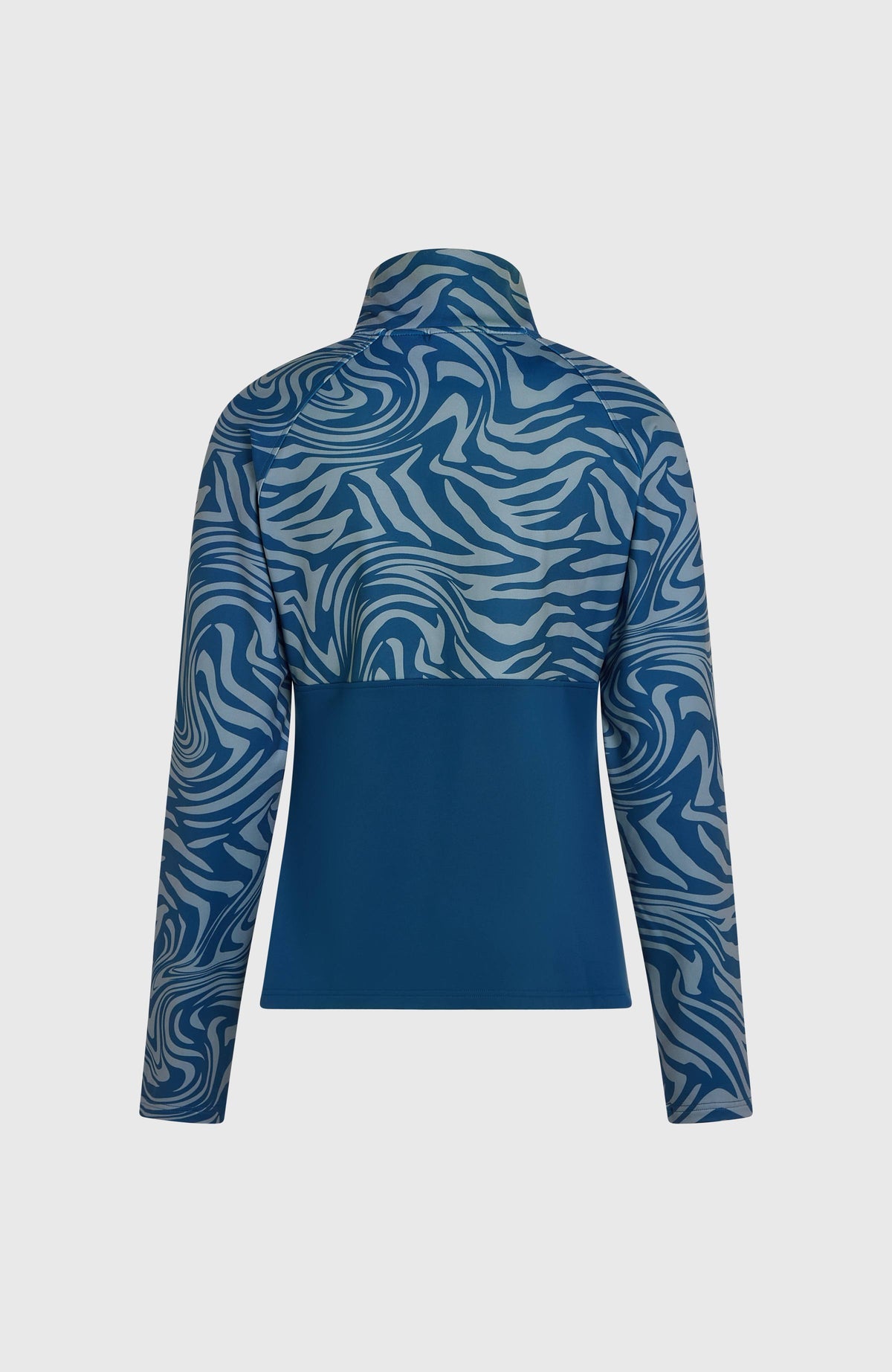 FWC'Cruz Printed Half-Zip Fleece | Blue Swirl Zebra