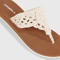 Ditsy Crochet Sandals | Snow White