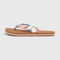 Ditsy Sun  Sandals | Blue Painted Tropics