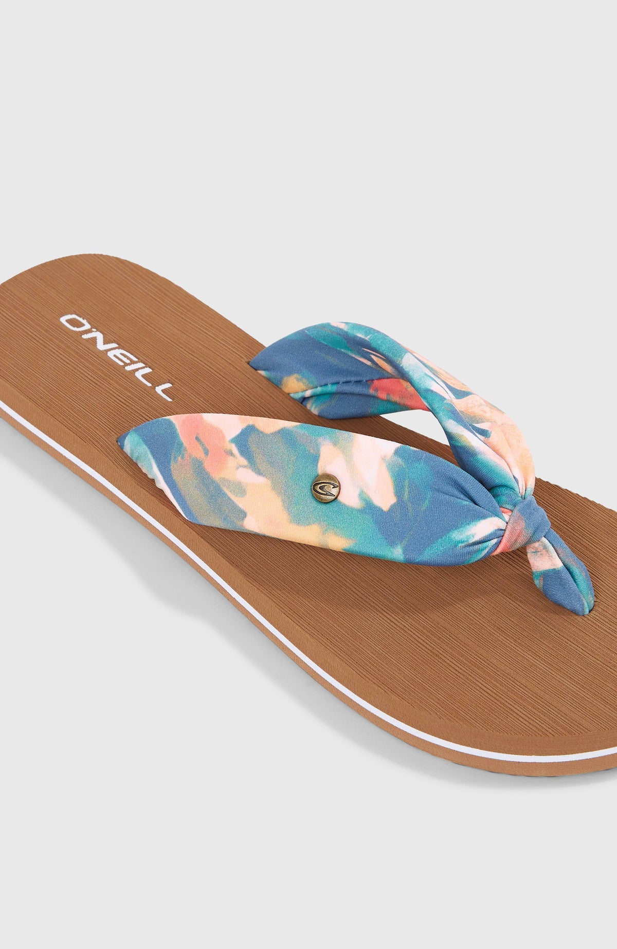 Ditsy Sun  Sandals | Blue Painted Tropics