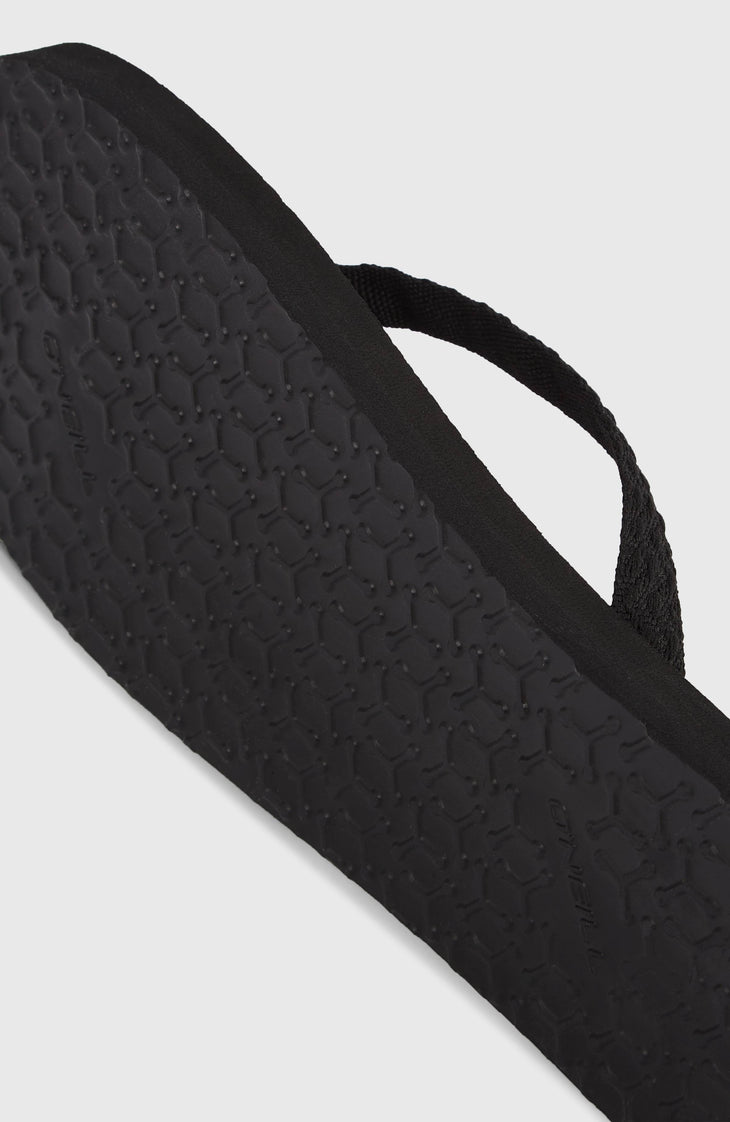 Ditsy Jacquard Sandals | Black Out