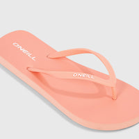 Profile Small Logo Sandals | Coral Pink