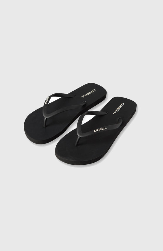 Profile Small Logo Sandals | Black Out