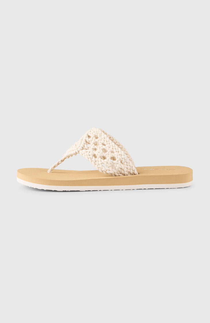 Ditsy Crochet Sandals | Snow White