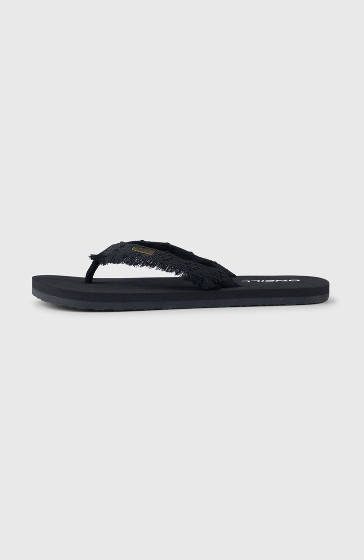 Ditsy Jacquard Sandals | Black Out