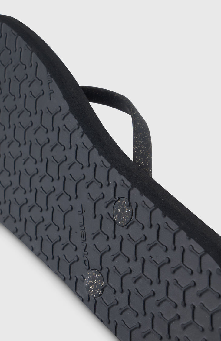 Profile Glitter Sandals | Black Out