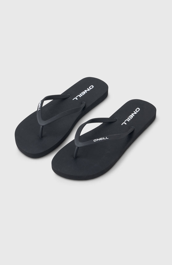 Profile Small Logo Sandals | Black Out