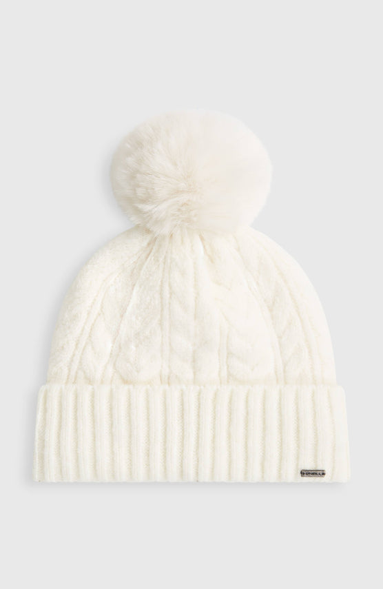 Nora Beanie | Linen White
