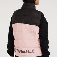 O'Riginals Puffer Vest | Peach Whip Colour Block