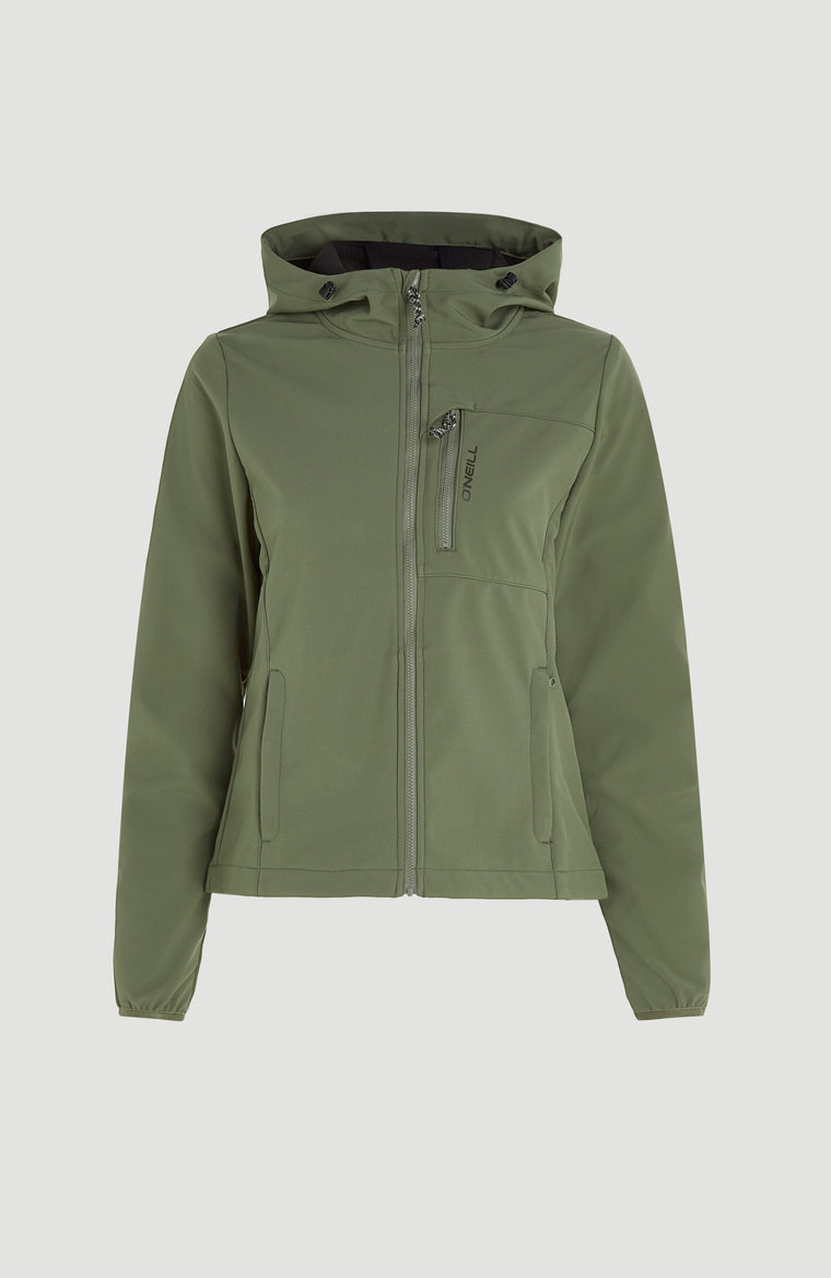 O'Neill TRVLR Series Softshell Jacket | Deep Lichen Green