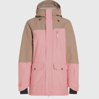 Utility Hybrid Snow Jacket | Genuine Pink Colour Block