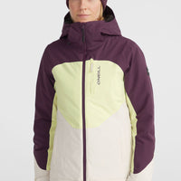 Carbonite Snow Jacket | Aubergine Colour Block