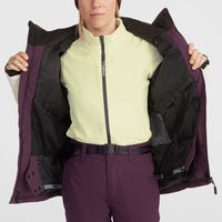 Carbonite Snow Jacket | Aubergine Colour Block