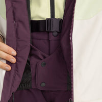 Carbonite Snow Jacket | Aubergine Colour Block