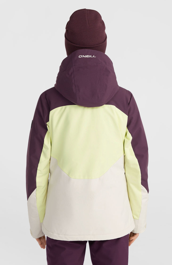 Carbonite Snow Jacket | Aubergine Colour Block