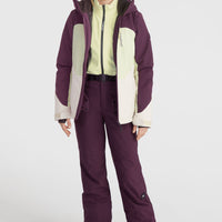 Carbonite Snow Jacket | Aubergine Colour Block