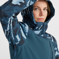 Aplite Plus Snow Jacket | Blue Triangle Ikat