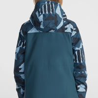 Aplite Plus Snow Jacket | Blue Triangle Ikat