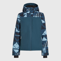 Aplite Plus Snow Jacket | Blue Triangle Ikat