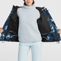 Z.E.N. Puffer Hybrid Snow Jacket | Blue Triangle Ikat