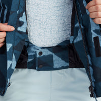 Z.E.N. Puffer Hybrid Snow Jacket | Blue Triangle Ikat