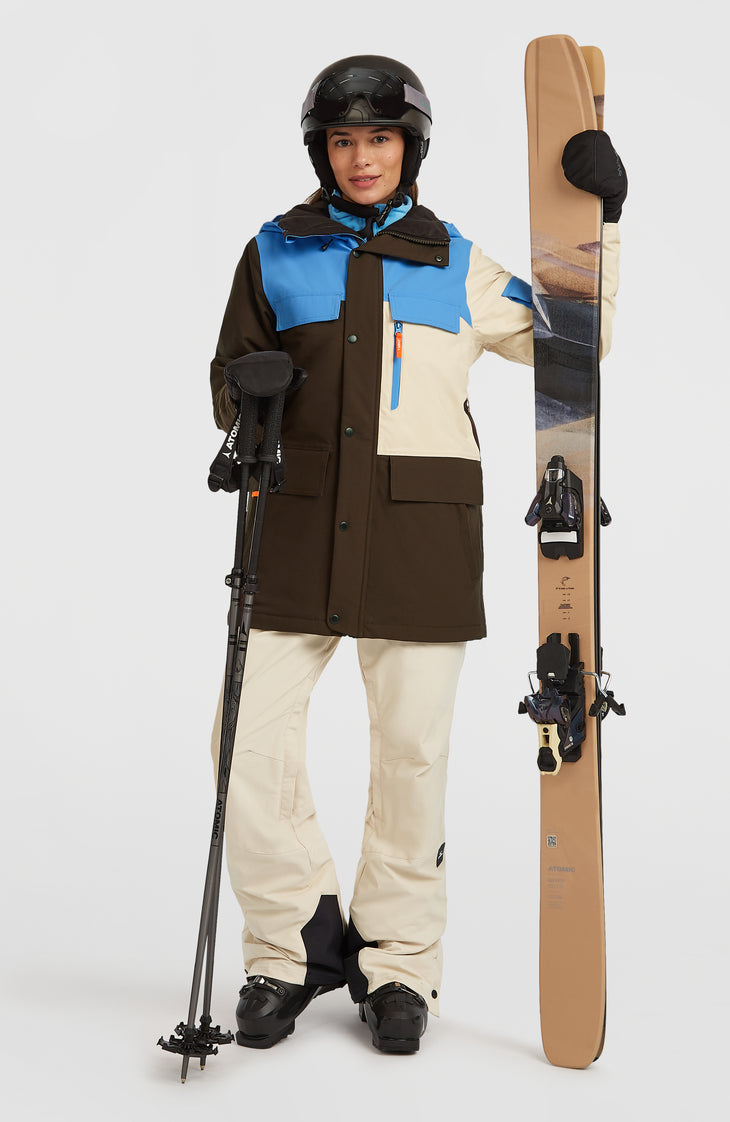 FWC'Peak Pro Snow Jacket | Blue Poppy Colour Block