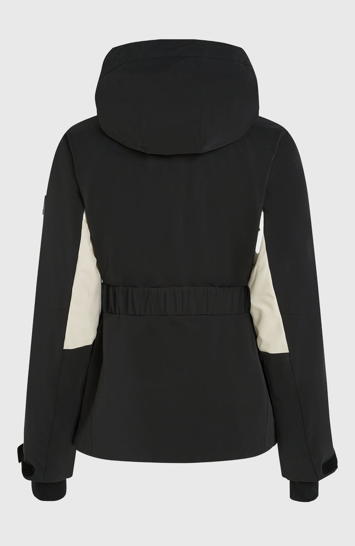 FWC'Cruz Hybrid Belted Snow Jacket | Black Out Colour Block