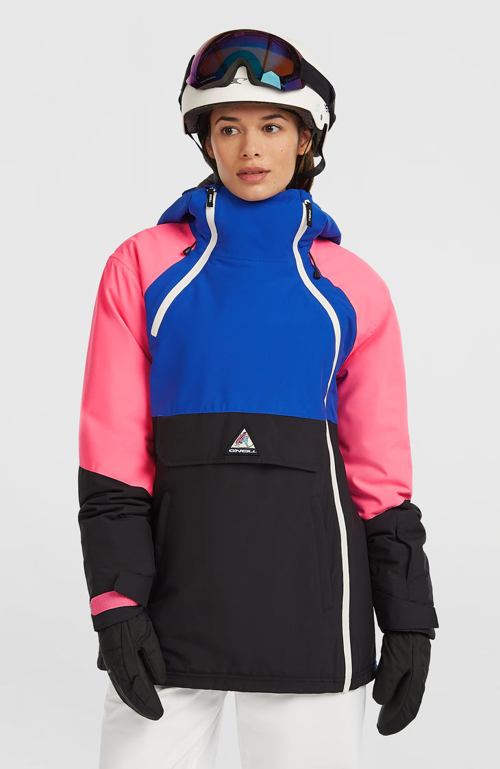 FWC'Play Asymmetric Snow Jacket | Active Blue Colour Block