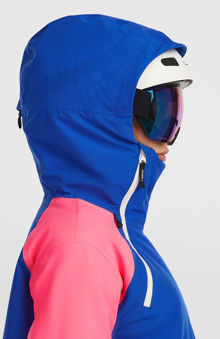 FWC'Play Asymmetric Snow Jacket | Active Blue Colour Block