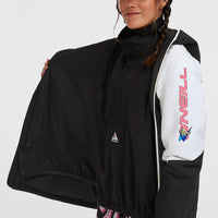 FWC'Play Asymmetric Snow Jacket | Black Out Colour Block