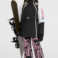 FWC'Play Asymmetric Snow Jacket | Black Out Colour Block