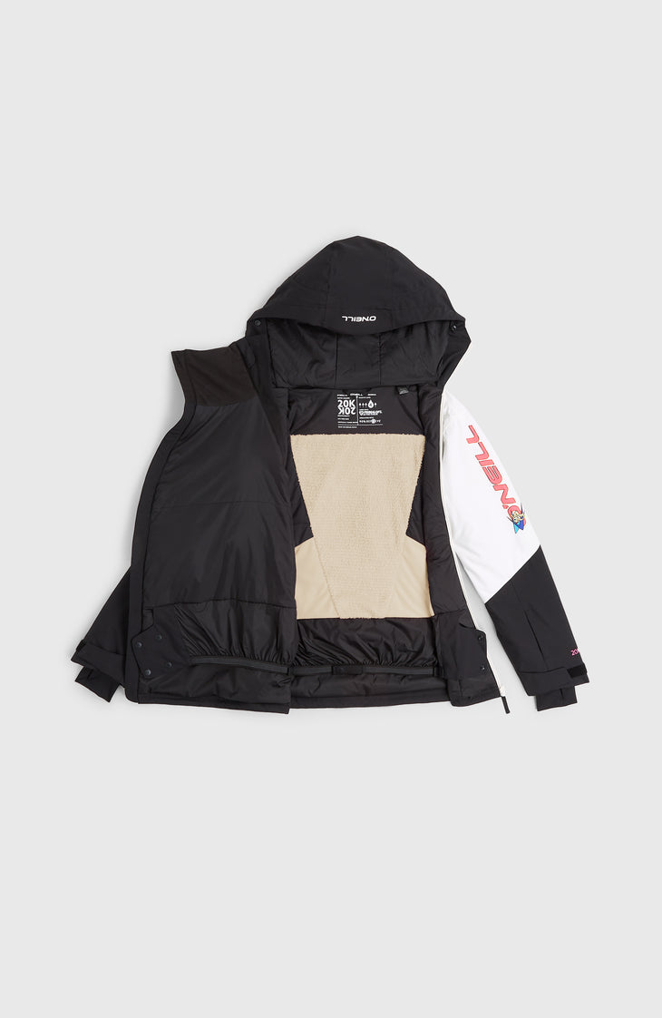 FWC'Play Asymmetric Snow Jacket | Black Out Colour Block