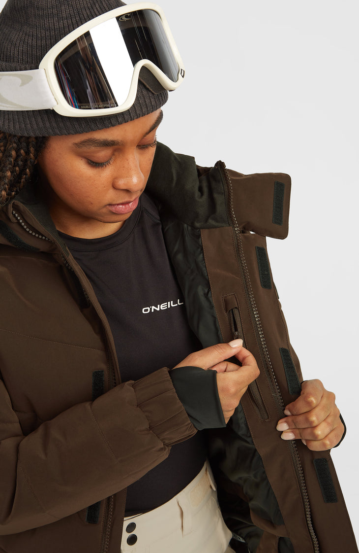 FWC'Cruz Hybrid Puffer Snow Jacket | Coffee Bean