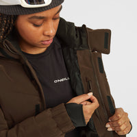 FWC'Cruz Hybrid Puffer Snow Jacket | Coffee Bean