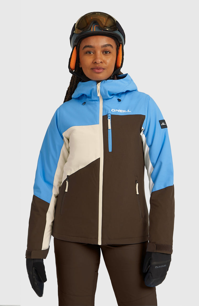 FWC'Cruz Triple Snow Jacket | Blue Poppy Colour Block