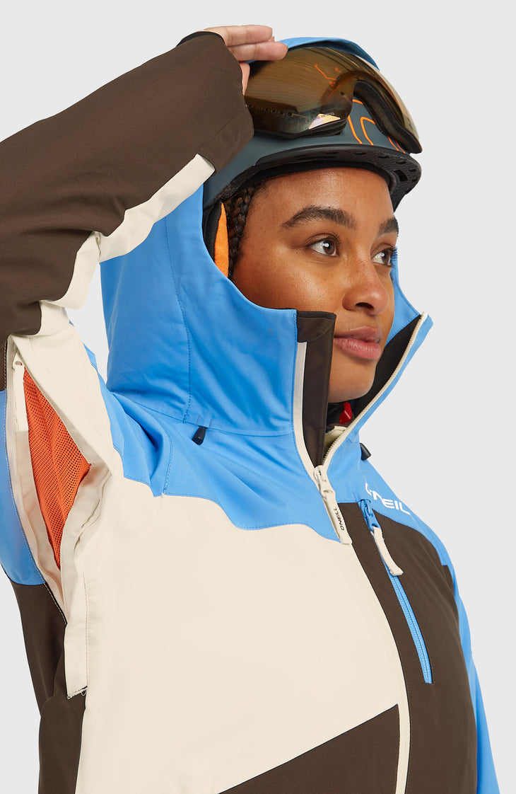 FWC'Cruz Triple Snow Jacket | Blue Poppy Colour Block