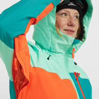 FWC'Cruz Triple Snow Jacket | Retro Mint Colour Block